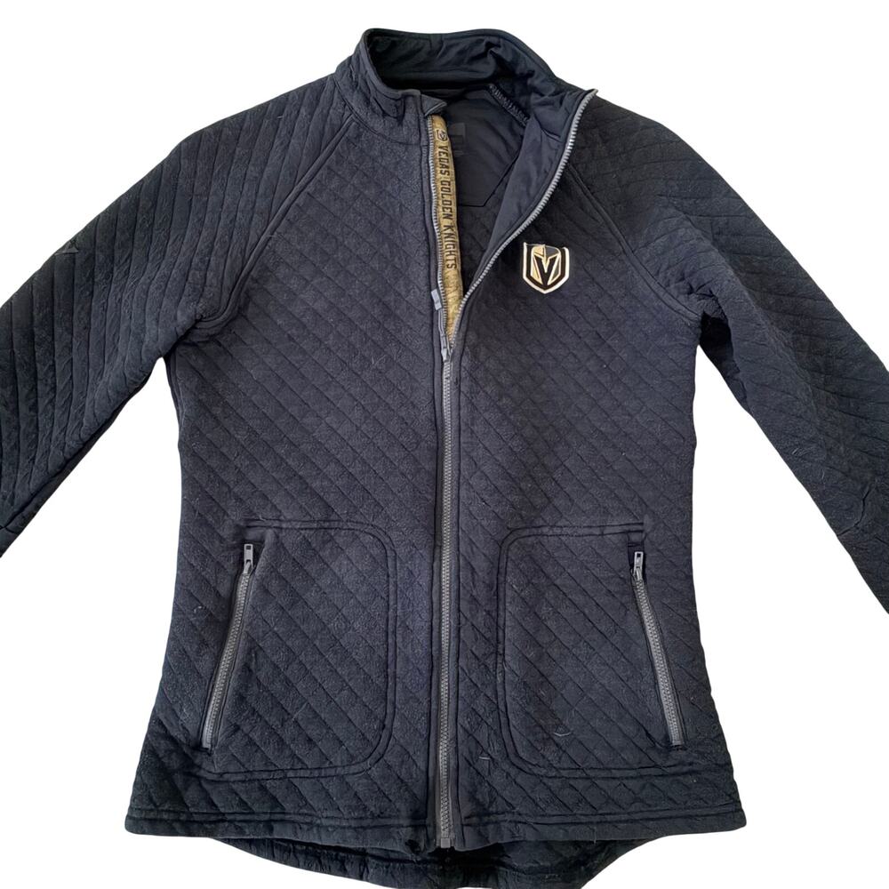 Vegas Golden Knights women’s small petite zip up jacket lightweight pckts hockey - Picture 6 of 12